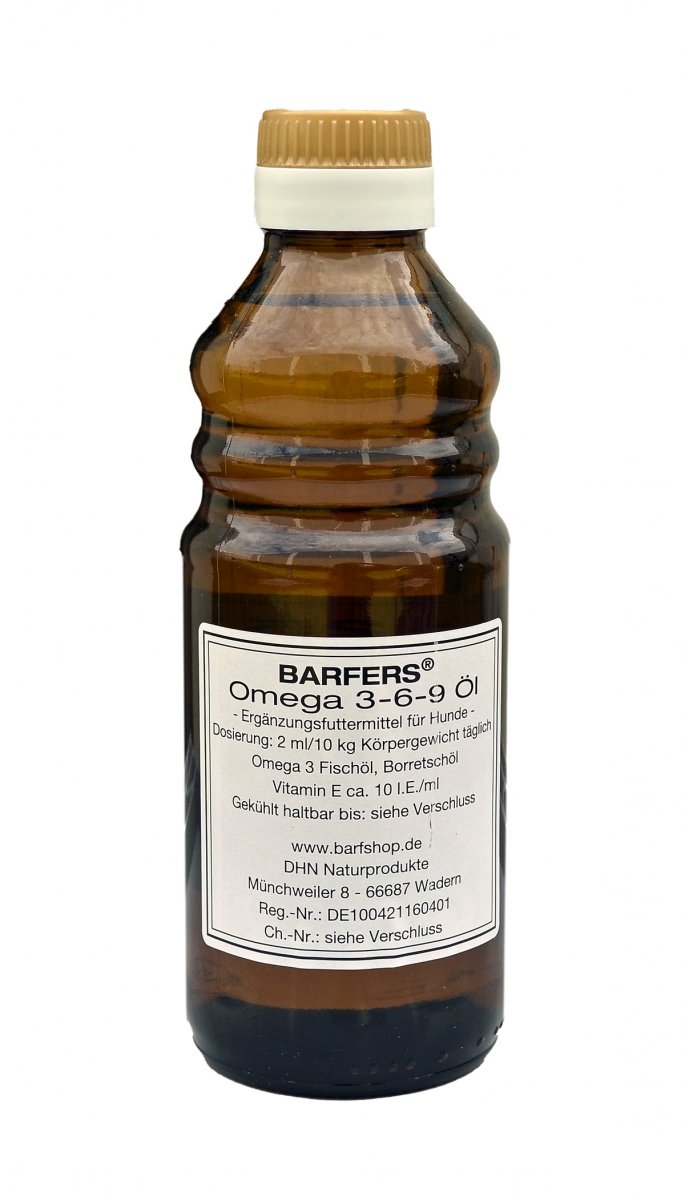 DHN BARFERS® Omega 369 Öl für ein geundes und glänzendes Fell